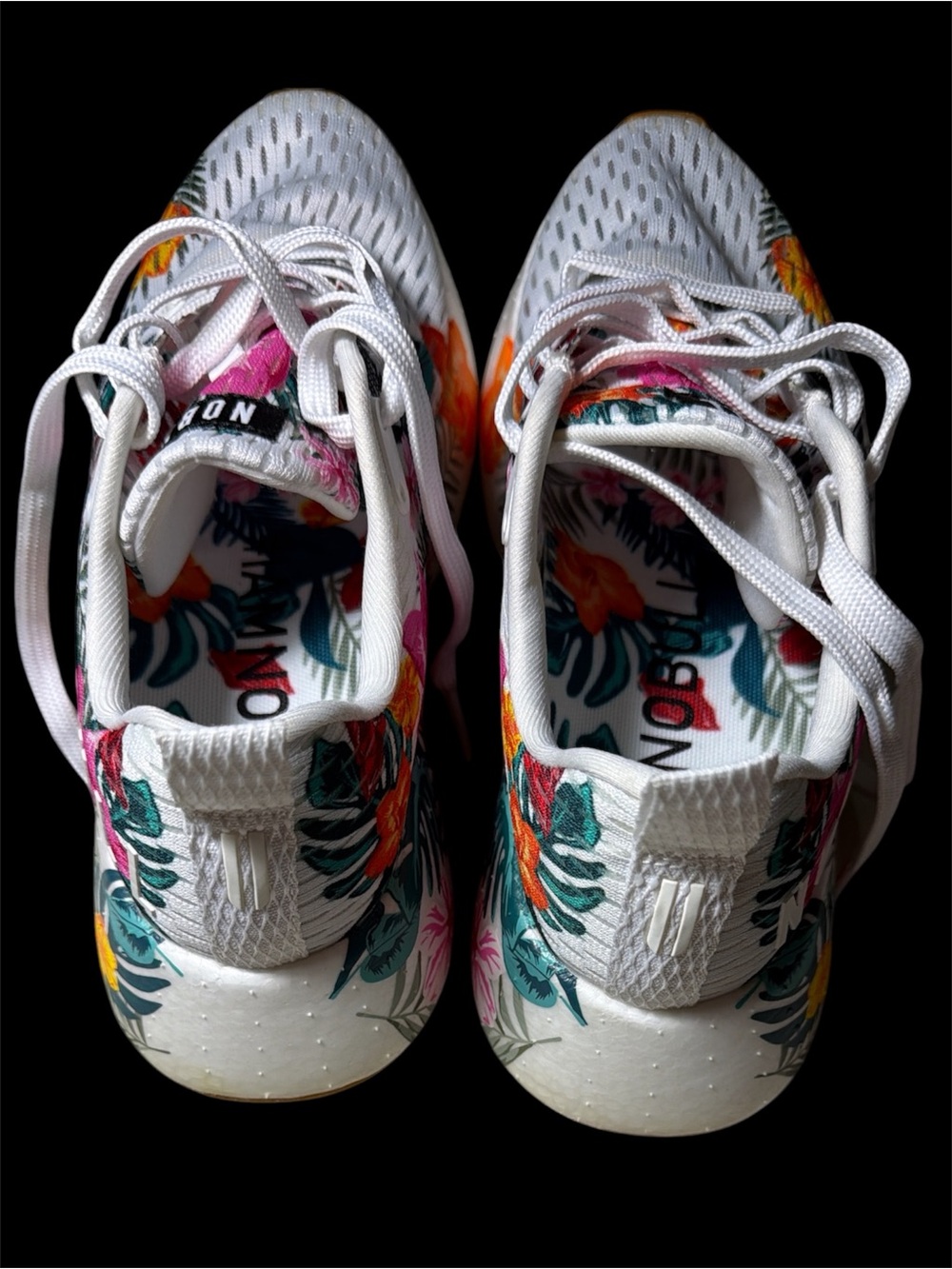 NOBULL White Floral Tropical Trainer - Picture 4 of 6
